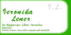 veronika lener business card